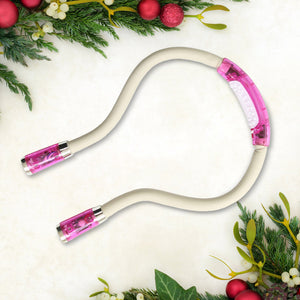 Diamond Painting LED Headlamp Beam Head Lamp Neck Reading Light (Pink)