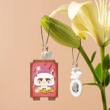Load image into Gallery viewer, 6PCS Diamond Art Keyring Thief Double Sided Diamond Painting Keychain Seer Cards
