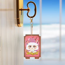 Load image into Gallery viewer, 6PCS Diamond Art Keyring Thief Double Sided Diamond Painting Keychain Seer Cards
