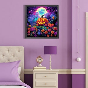 Pumpkin Patch 40*40CM(Canvas) Full Round Drill Diamond Painting