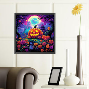 Pumpkin Patch 40*40CM(Canvas) Full Round Drill Diamond Painting