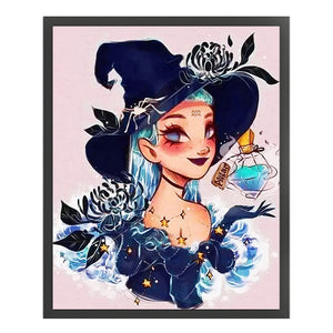 Yishu - Aquarius Girl - 40*50CM 11CT 3 Stamped Cross Stitch