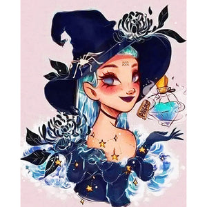 Yishu - Aquarius Girl - 40*50CM 11CT 3 Stamped Cross Stitch