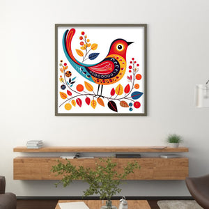 Huancan - Birds - 50*50CM 11CT 3 Stamped Cross Stitch