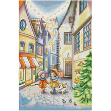 Load image into Gallery viewer, Joy Sunday - Welcoming The New Year - 34*48CM 14CT 2 Stamped Cross Stitch
