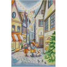 Load image into Gallery viewer, Joy Sunday - Welcoming The New Year - 34*48CM 14CT 2 Stamped Cross Stitch
