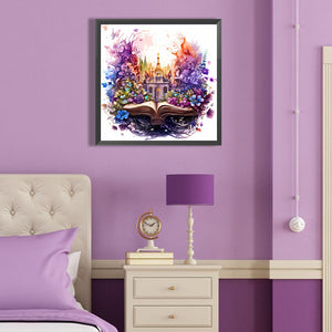 Book World 40*40CM(Canvas) Full Round Drill Diamond Painting