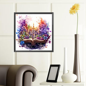 Book World 40*40CM(Canvas) Full Round Drill Diamond Painting