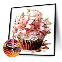 Load image into Gallery viewer, Lily Cupcakes 40*40CM(Canvas) Full Round Drill Diamond Painting
