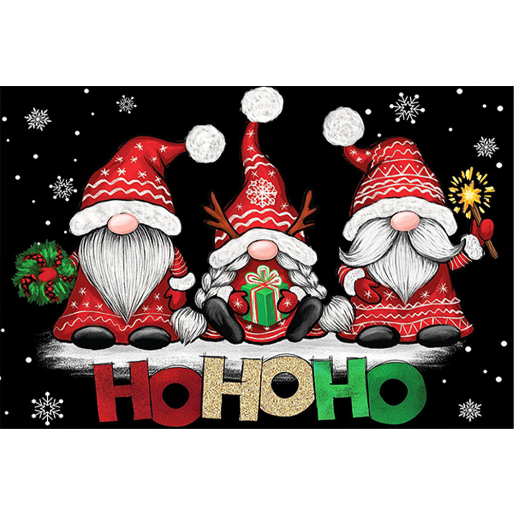 Gnome 60*40CM(Canvas) Full Round Drill Diamond Painting