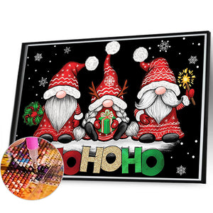 Gnome 60*40CM(Canvas) Full Round Drill Diamond Painting