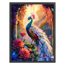 Load image into Gallery viewer, Huancan - Peacock - 50*65CM 16CT 2 Stamped Cross Stitch
