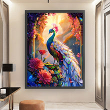 Load image into Gallery viewer, Huancan - Peacock - 50*65CM 16CT 2 Stamped Cross Stitch

