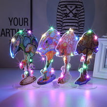 Load image into Gallery viewer, 4 PCS Diamond Art Table Decor Mushroom with Lights (Mushroom 3)
