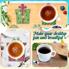 Load image into Gallery viewer, 10PCS Christmas Wooden Diamond Painting Art Coaster Kit (Christmas Gifts)
