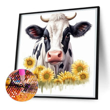 Load image into Gallery viewer, Cow 30*30CM(Canvas) Full Round Drill Diamond Painting
