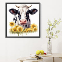 Load image into Gallery viewer, Cow 30*30CM(Canvas) Full Round Drill Diamond Painting
