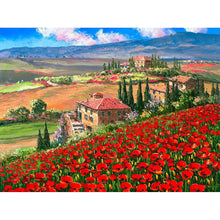 Load image into Gallery viewer, Rural Mountain Scene 40*30CM(Canvas) Full Round Drill Diamond Painting
