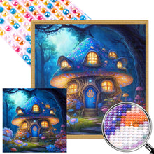 Load image into Gallery viewer, Mushroom House 40*40CM(Picture) Full Round Drill Diamond Painting
