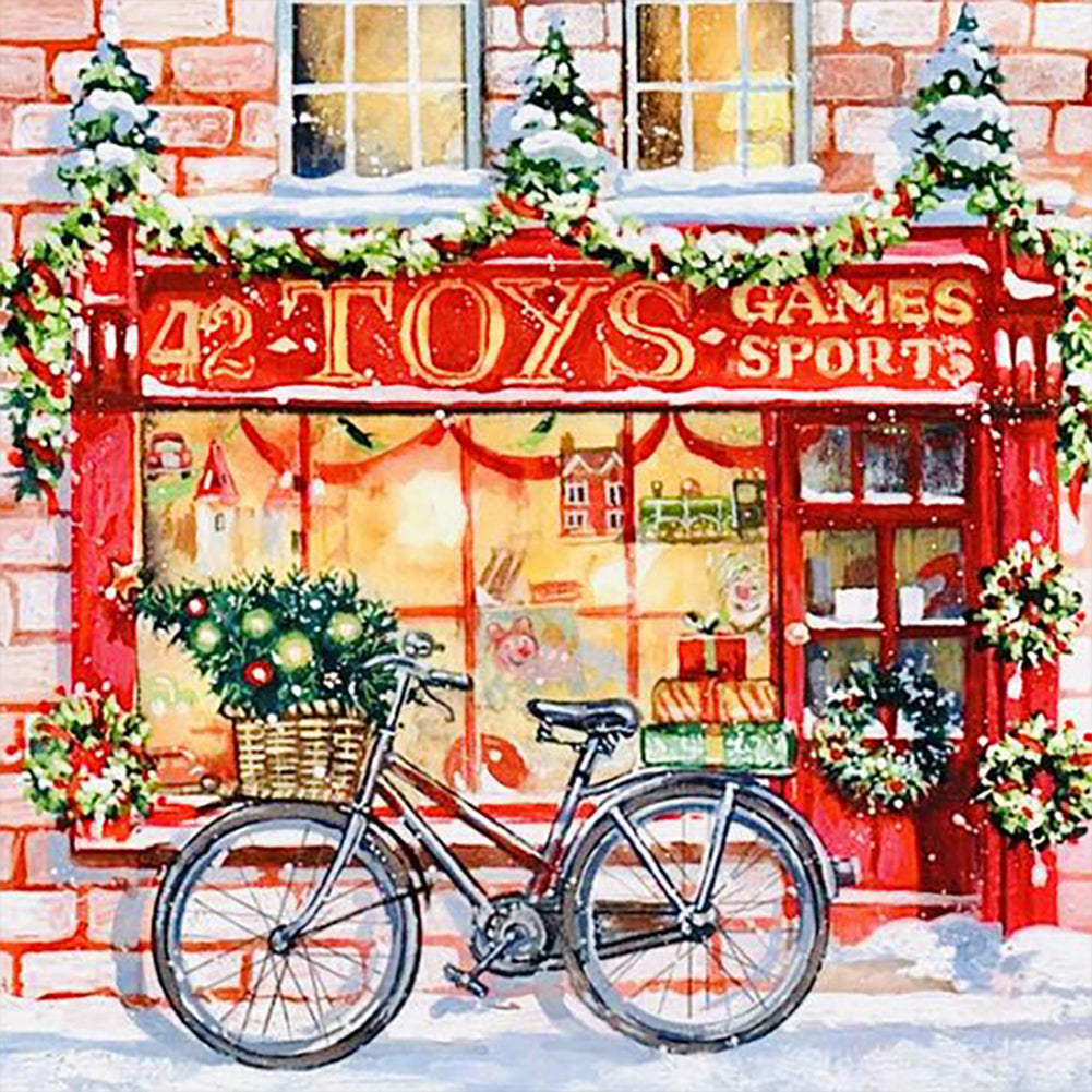 Toy Shop 30*30CM(Canvas) Full Round Drill Diamond Painting