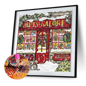 Gift Shop 30*30CM(Canvas) Full Round Drill Diamond Painting