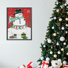 Load image into Gallery viewer, Snowman 30*40CM(Canvas) Full Round Drill Diamond Painting
