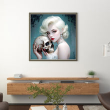 Load image into Gallery viewer, Huancan - Blonde Beauty - 50*50CM 11CT 3 Stamped Cross Stitch
