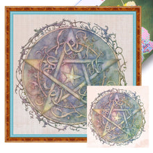 Load image into Gallery viewer, Huancan - Magic Circle - 50*50CM 11CT 3 Stamped Cross Stitch
