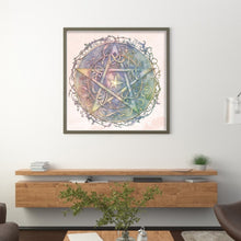 Load image into Gallery viewer, Huancan - Magic Circle - 50*50CM 11CT 3 Stamped Cross Stitch
