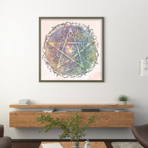 Huancan - Magic Circle - 50*50CM 11CT 3 Stamped Cross Stitch