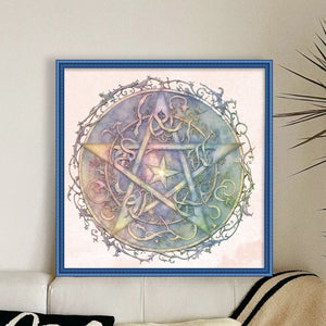 Huancan - Magic Circle - 50*50CM 11CT 3 Stamped Cross Stitch
