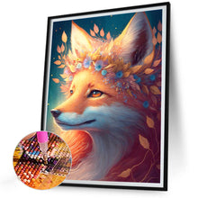 Load image into Gallery viewer, Fox And Flowers 30*40CM(Canvas) Full Round Drill Diamond Painting
