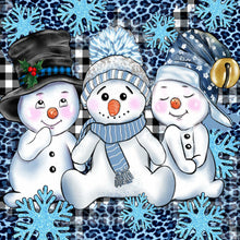 Load image into Gallery viewer, Three Snowmen 30*30CM(Canvas) Full Round Drill Diamond Painting
