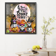 Load image into Gallery viewer, Halloween Gnome 30*30CM(Canvas) Full Round Drill Diamond Painting

