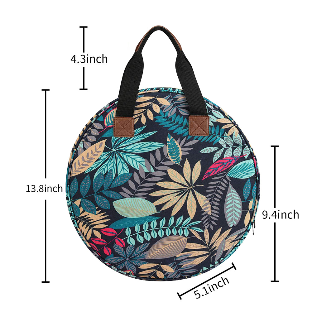 Embroidery Kits Storage Bag for Diamond Art Supplies 32x30x6CM (Flower Colour)
