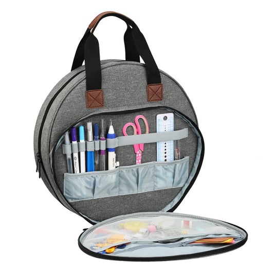 Embroidery Kits Storage Bag for Diamond Art Supplies 32x30x6CM (Grey)