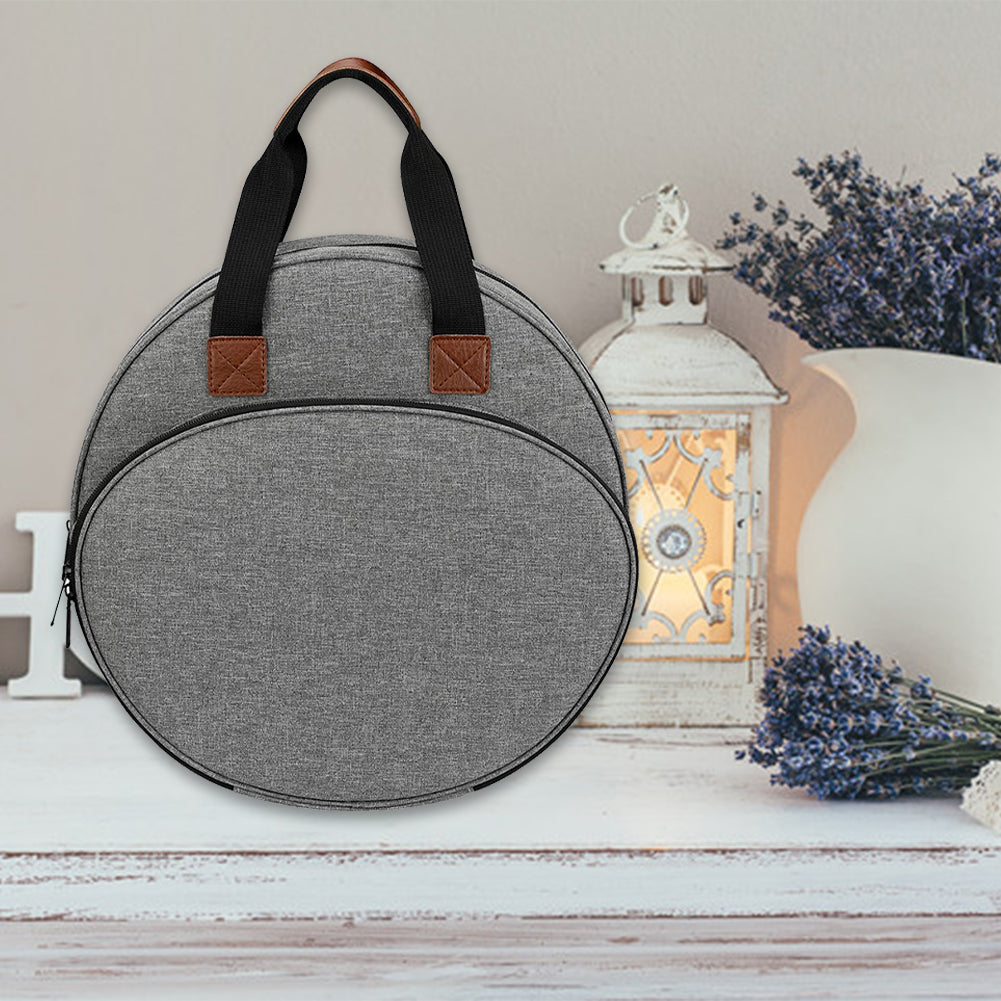 Embroidery Kits Storage Bag for Diamond Art Supplies 32x30x6CM (Grey)