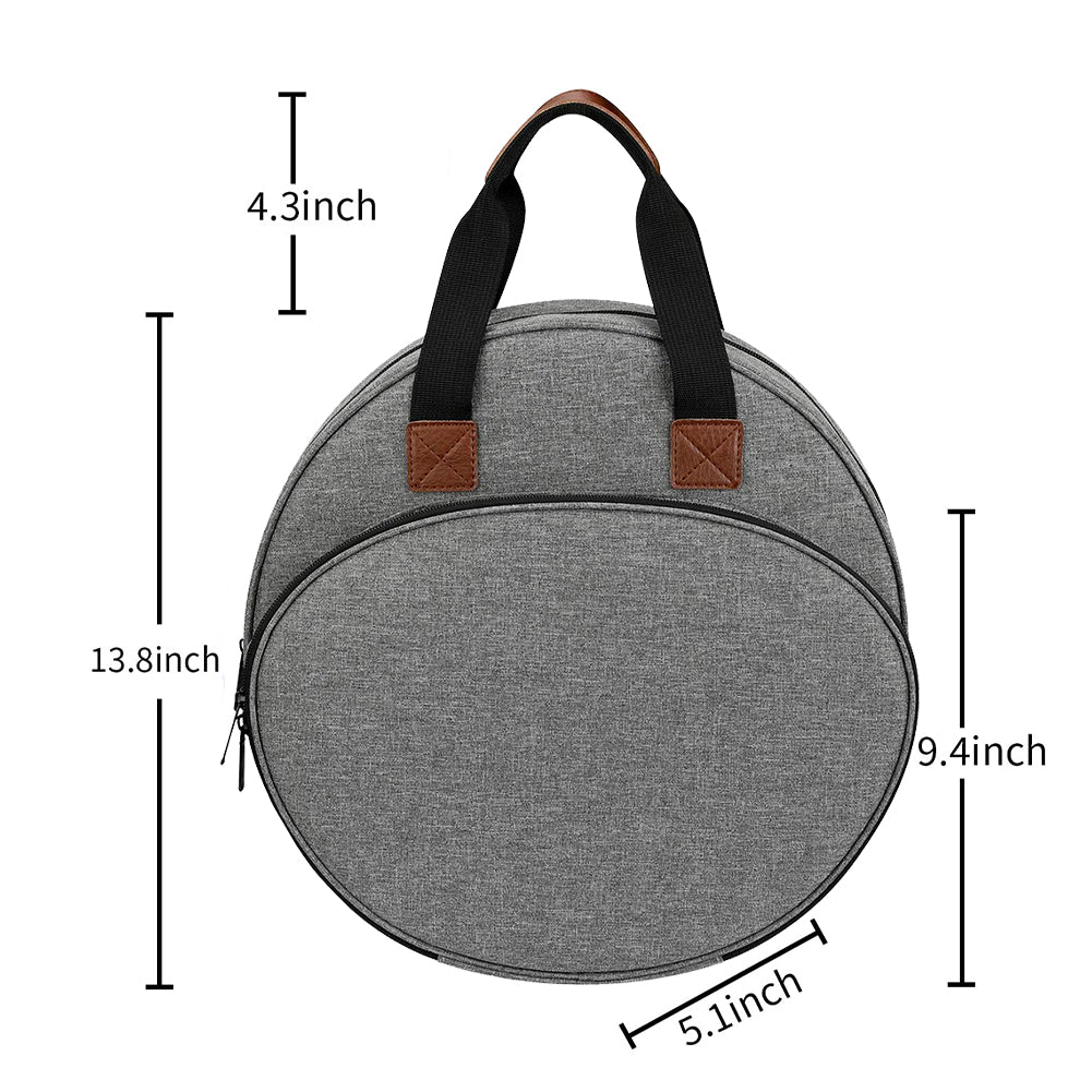 Embroidery Kits Storage Bag for Diamond Art Supplies 32x30x6CM (Grey)