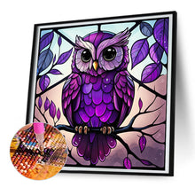 Load image into Gallery viewer, Owl 30*30CM(Canvas) Full Round Drill Diamond Painting
