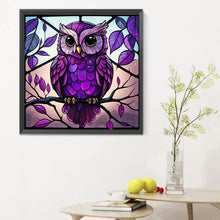 Load image into Gallery viewer, Owl 30*30CM(Canvas) Full Round Drill Diamond Painting
