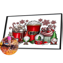 Load image into Gallery viewer, Gnome Drink 40*30CM(Canvas) Full Round Drill Diamond Painting
