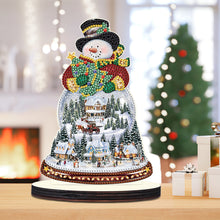 Load image into Gallery viewer, Christmas Wooden Crystal Painting Desktop Kit for Home Office Desktop Decor (2)
