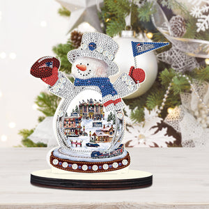 Christmas Wooden Crystal Painting Desktop Kit for Home Office Desktop Decor (4)