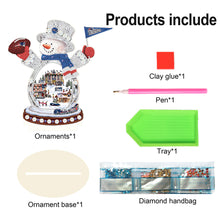 Load image into Gallery viewer, Christmas Wooden Crystal Painting Desktop Kit for Home Office Desktop Decor (4)
