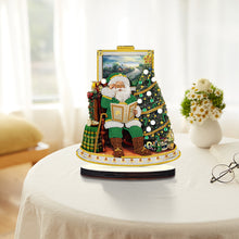 Load image into Gallery viewer, Wooden Christmas Desktop Diamond Painting Ornament Santa (4)
