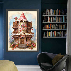 Yishu - Cake Shop - 50*65CM 11CT 3 Stamped Cross Stitch