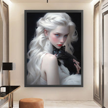Load image into Gallery viewer, Huancan - White-Haired Girl - 50*65CM 11CT 3 Stamped Cross Stitch
