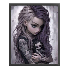 Load image into Gallery viewer, Yishu - Dark Girl - 50*62CM 11CT 3 Stamped Cross Stitch
