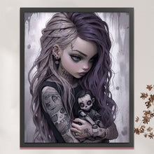 Load image into Gallery viewer, Yishu - Dark Girl - 50*62CM 11CT 3 Stamped Cross Stitch
