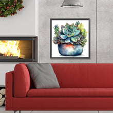 Load image into Gallery viewer, Succulents 30*30CM(Canvas) Full Round Drill Diamond Painting
